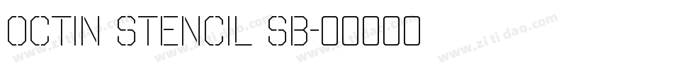 Octin Stencil Sb字体转换